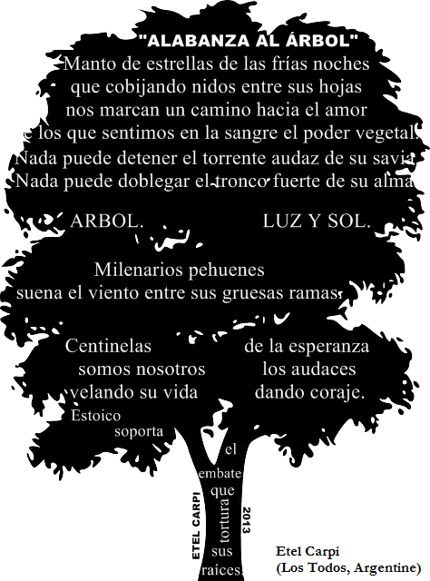 Poema de Etel Carpi (Los Toldos, Argentine)